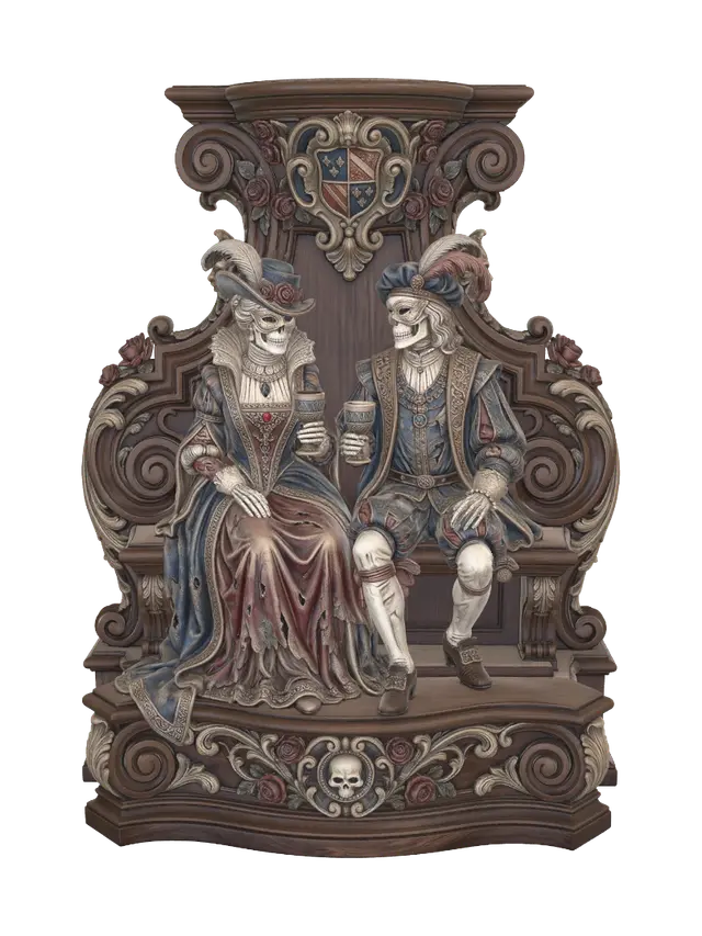 undead venetians - Masked 3D model, vytvořený pomocí AI