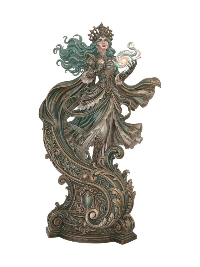 victorian polaris - Gauntlets 3D model, vytvořený pomocí AI