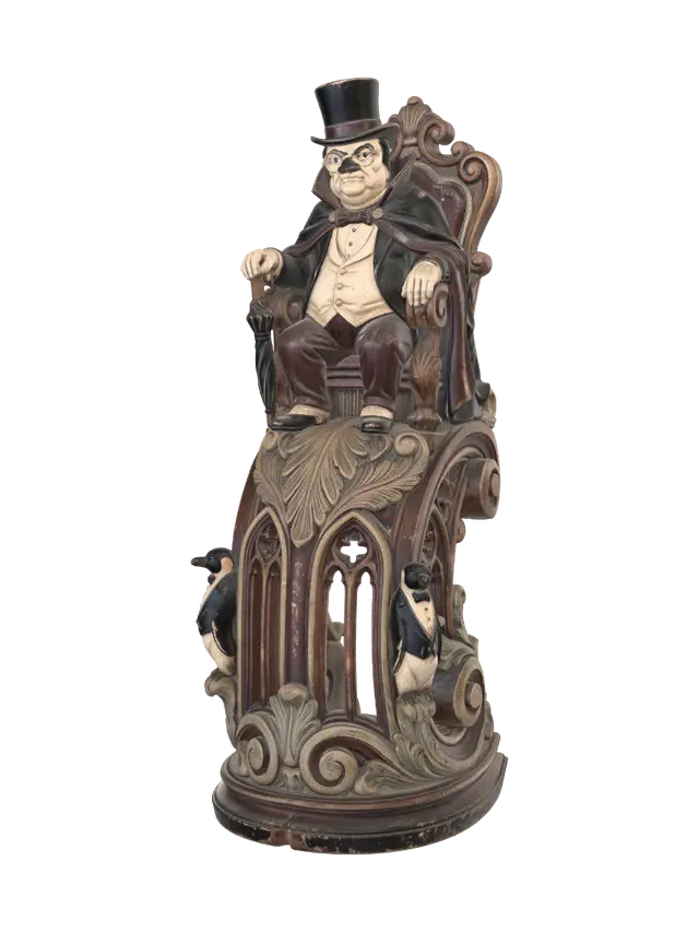 victorian penguin 3D model, vytvořený pomocí AI