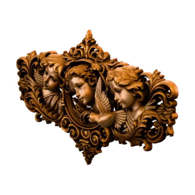 Cherubic Harmony - Cherub 3D model, vytvořený pomocí AI