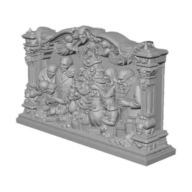 3D model for Addams Family Christmas