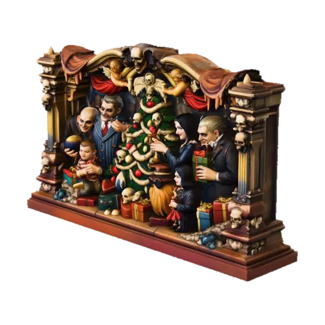 3D model for Addams Family Christmas