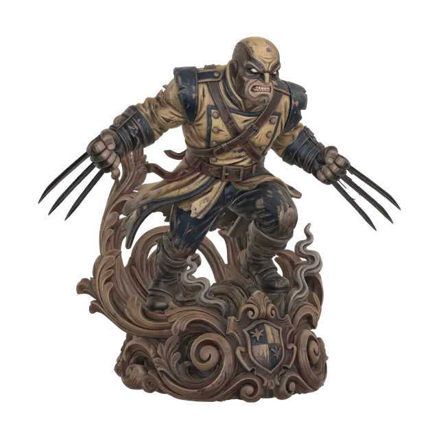 victorian wolverine 2 3D model, vytvořený pomocí AI