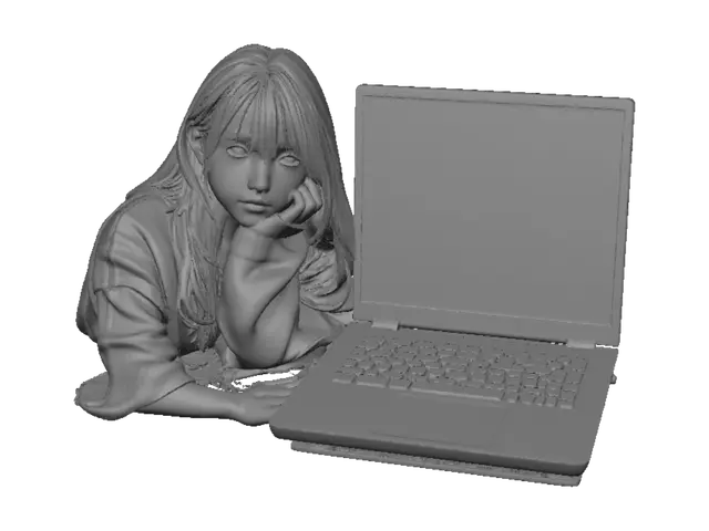3D model for Forest Screen Portrait