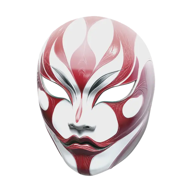 3D model for Weathered Kabuki Mask
