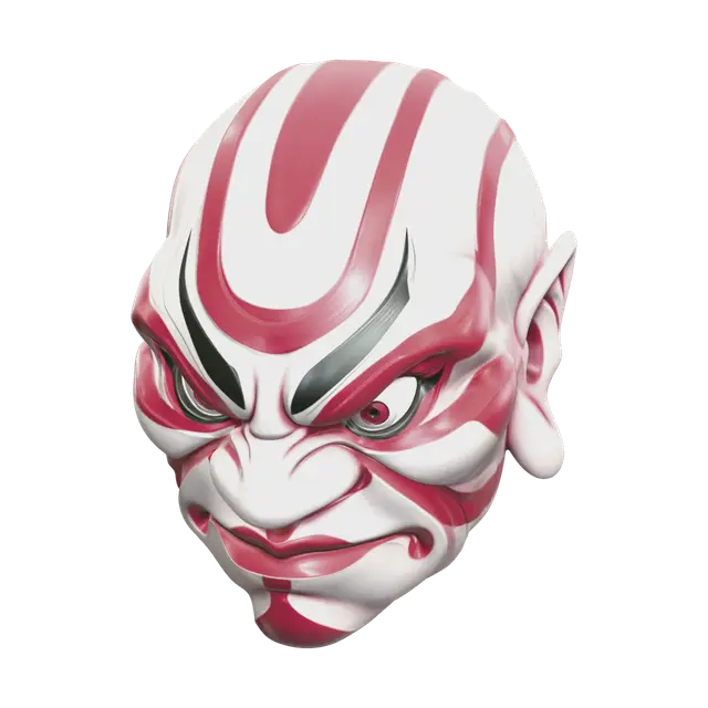 3D model for Ornate Kabuki Mask