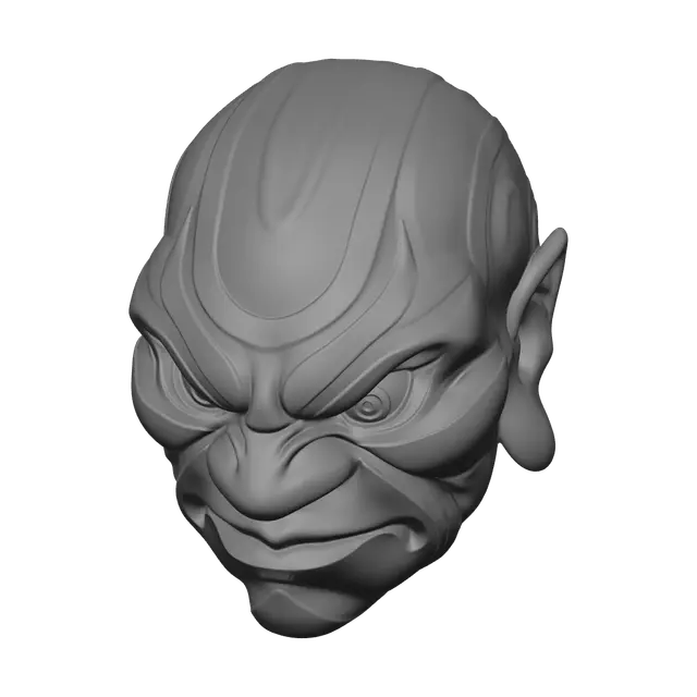 3D model for Ornate Kabuki Mask