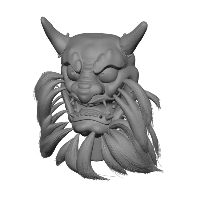 3D model for Modern Kabuki Mask