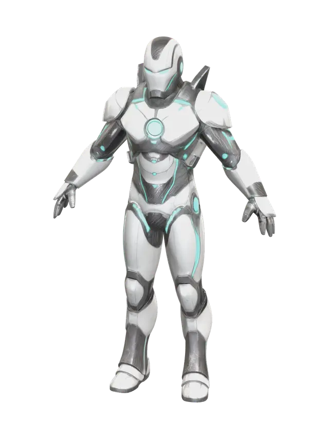 Fantasy Armorsuit - Cgi 的 AI 生成 3D 模型