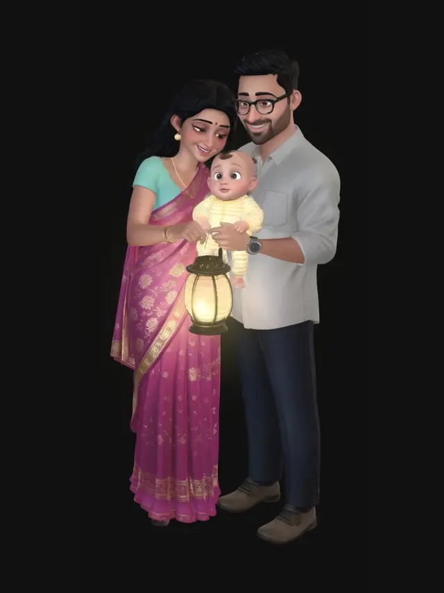 3D model for Family Lantern Night