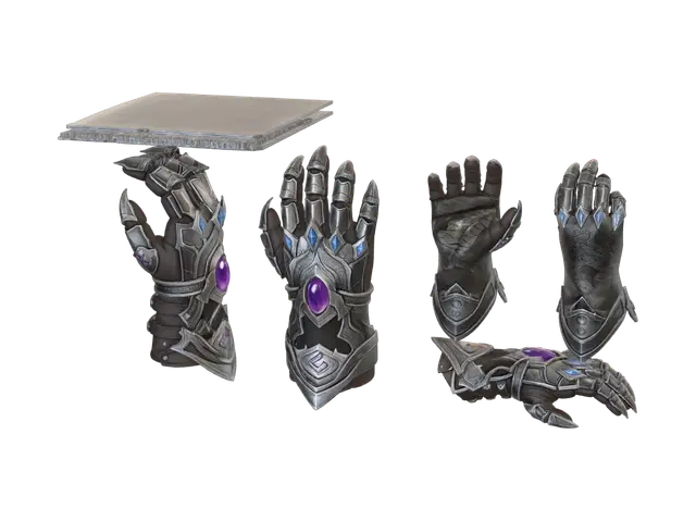 3D model for Ancient Runic Gauntlet: Schematic