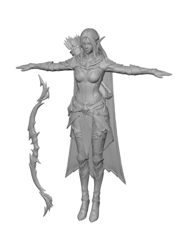 3D model for Frostveil Archer