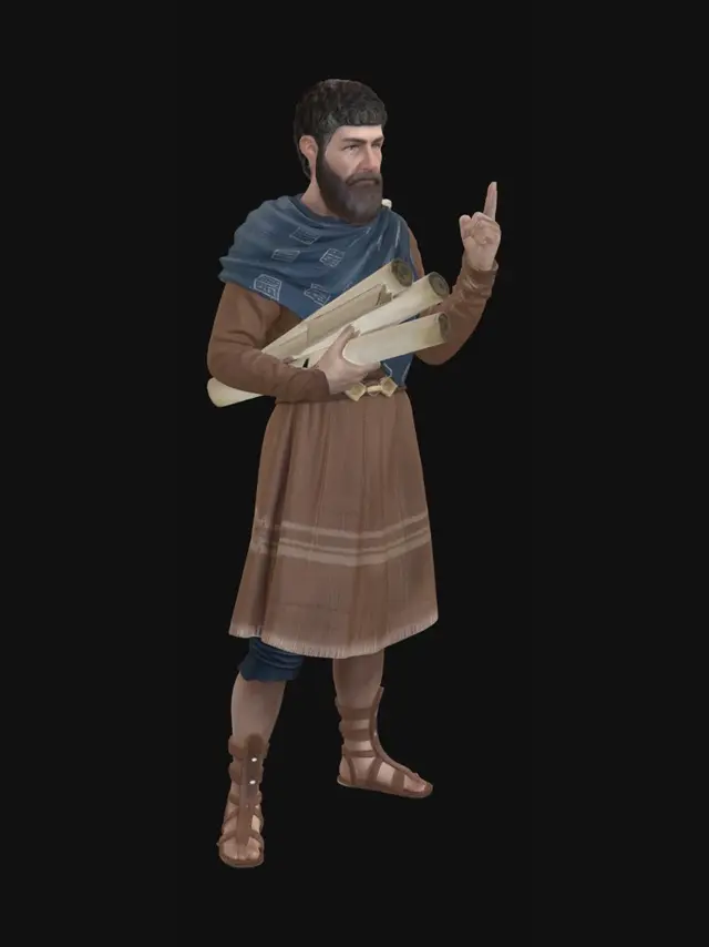 3D model for Ancient Scroll Bearer