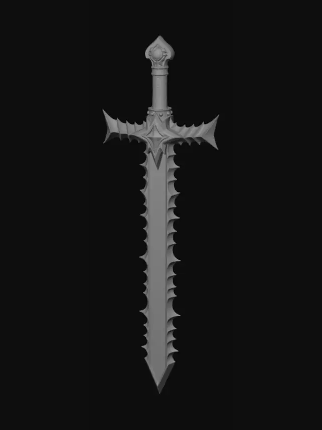 3D model for Crimson Star Crossblade