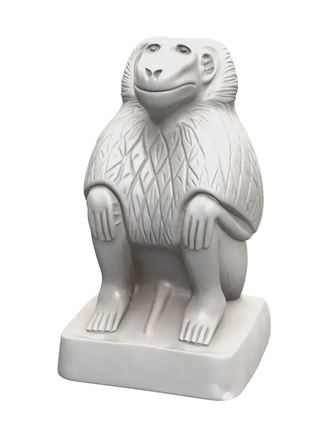 3D model for Low-Poly Baboon