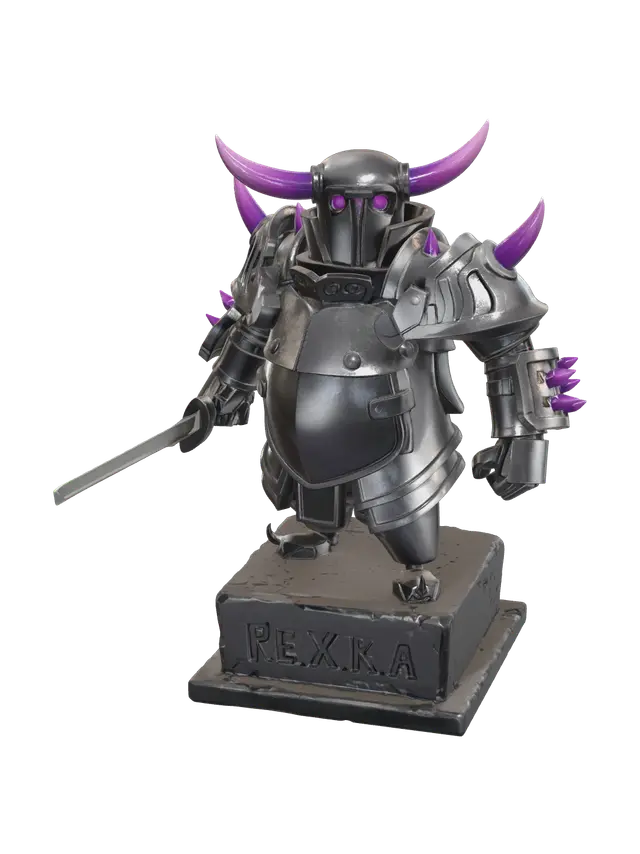 Low-Poly Clash Royale 3D model, vytvořený pomocí AI