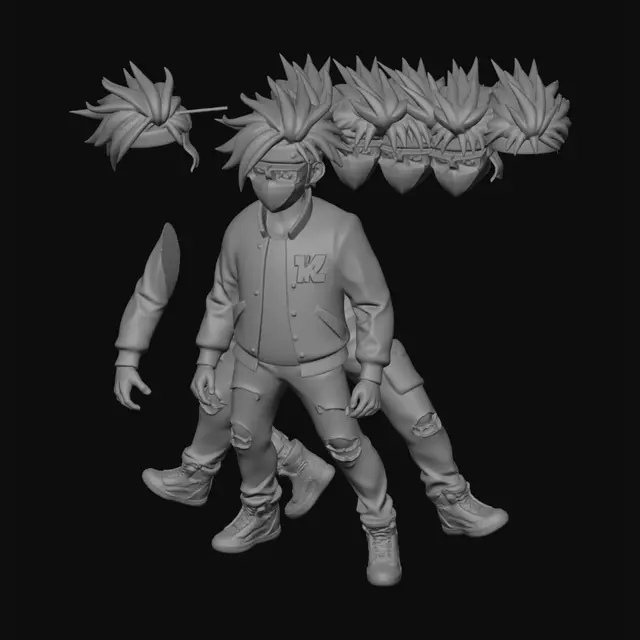 3D model for Corrupted NPC
