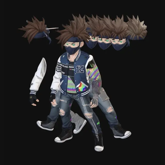 3D model for Corrupted NPC