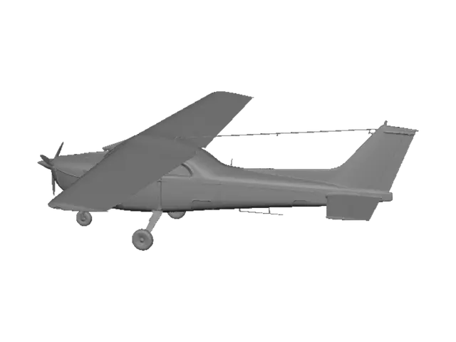 3D model for Blue Sky Flyby