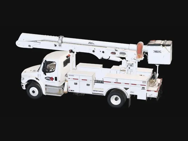3D model for Bucket Truck in Motion