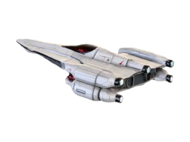 3D model for Fighter class spaceship, low poly design, sci-fi elements, futuristic details, detailed textures on the ship's surface