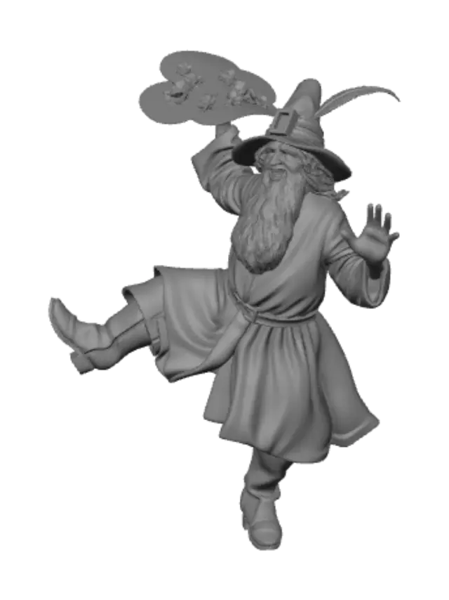 3D model for Dancing Wizard of Spring