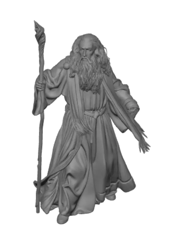 3D model for The Wandering Sage