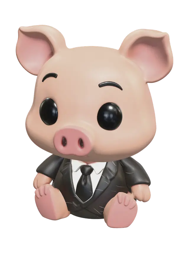 Weathered Johnpork - Aging 3D model, vytvořený pomocí AI