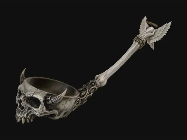 3D model for Winged Skull Spoon
