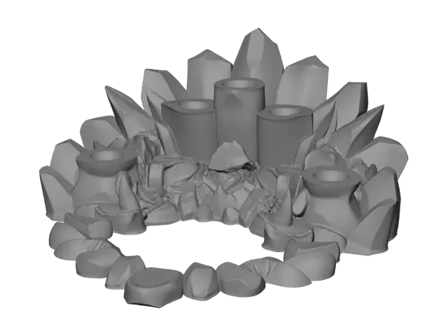 3D model for Crystal Dice Display & Roller Tray