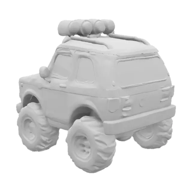 3D model for Ladybug lada niva offroad car
