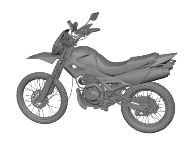 3D model for Orange Blaze Enduro