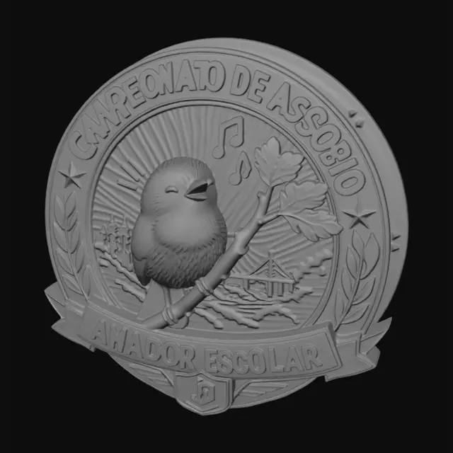3D model for Campeonato de Assobio Amador Escolar