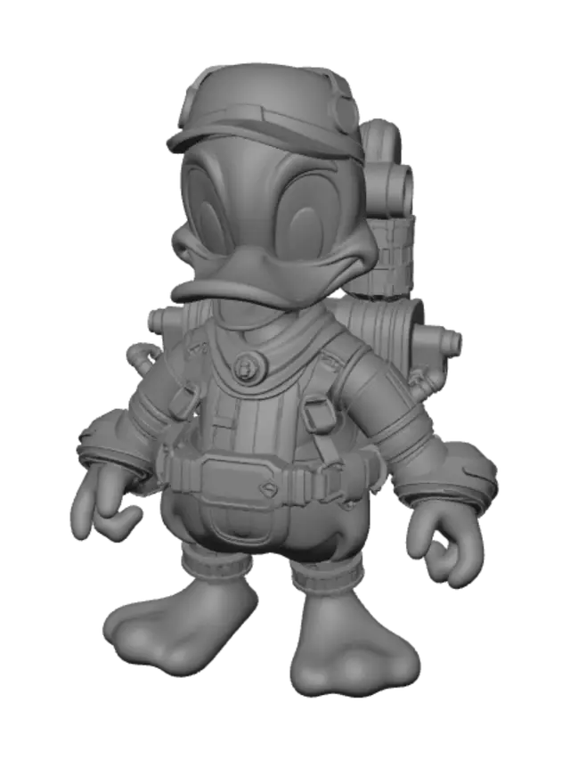 3D model for Mechanical Duck Adventurer