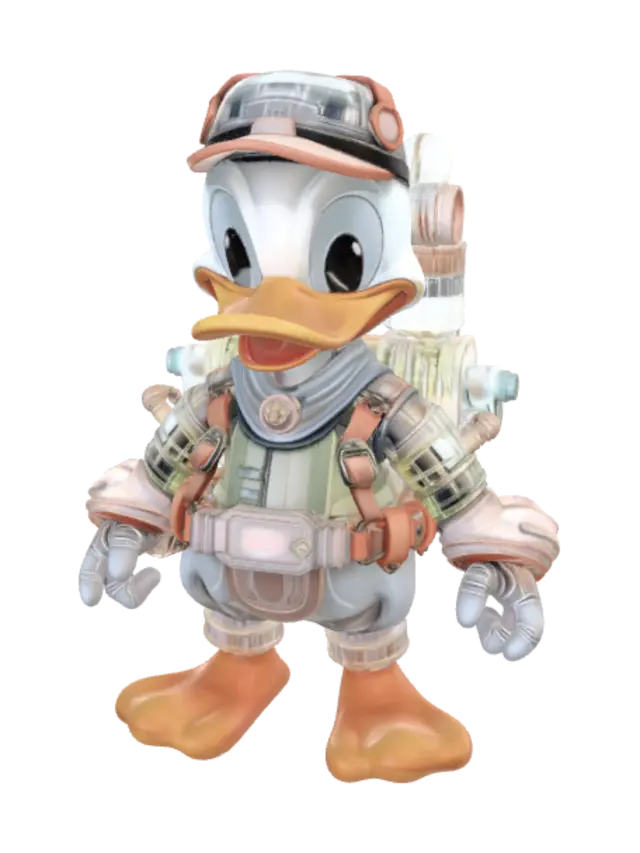 3D model for Mechanical Duck Adventurer