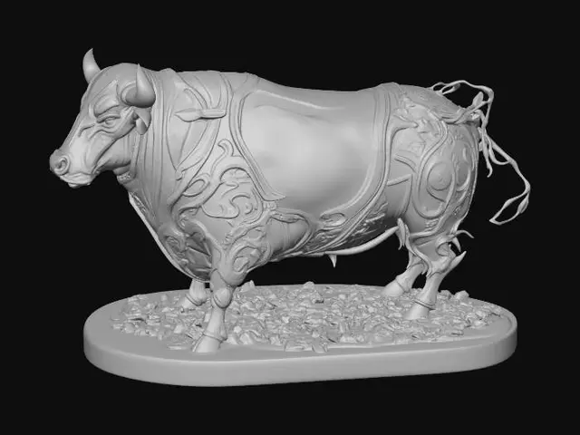 3D model for Embersteel Bull