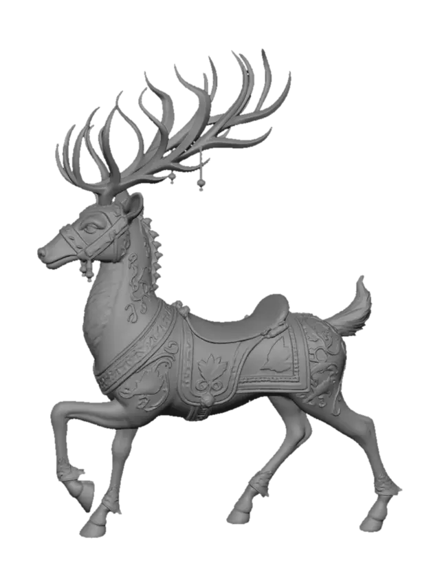 3D model for Ornate Antlered Steed