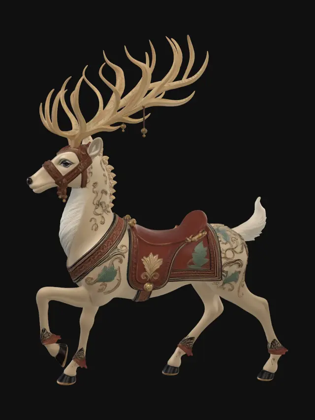 3D model for Ornate Antlered Steed