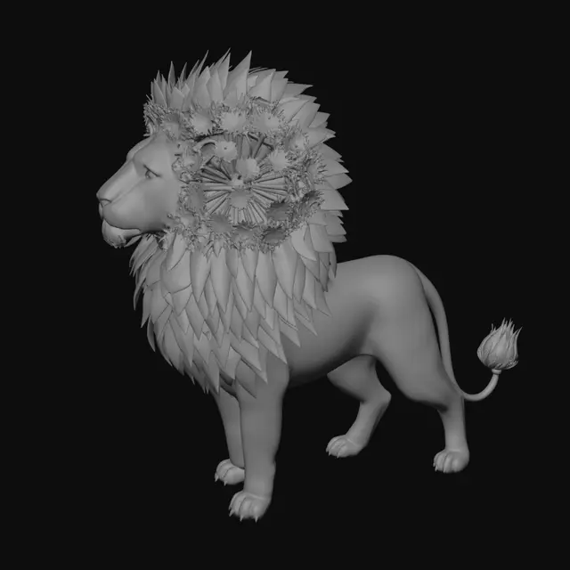3D model for King of Dandelions