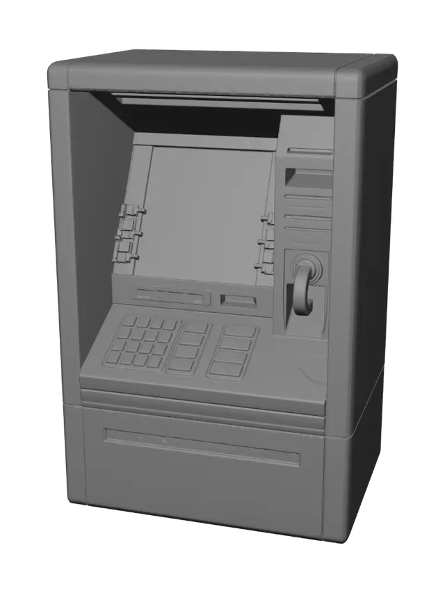 3D model for ATM Machine