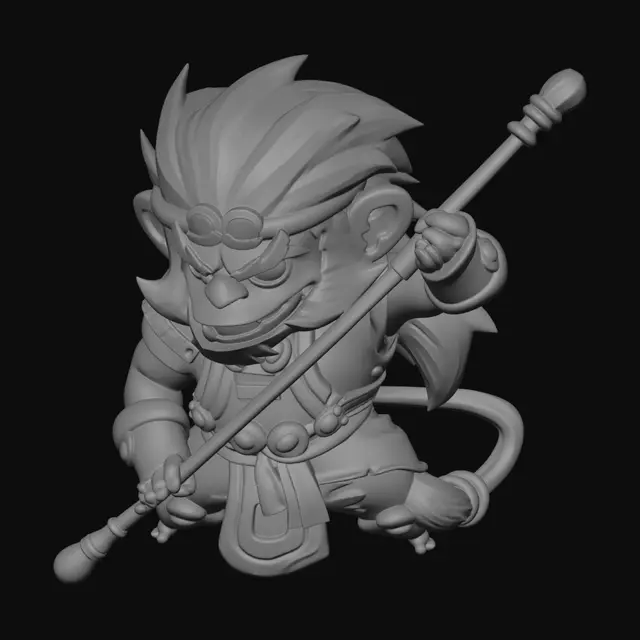3D model for Monkey King Trickster