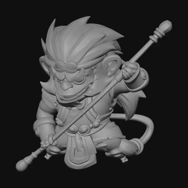 3D model for Monkey King Trickster