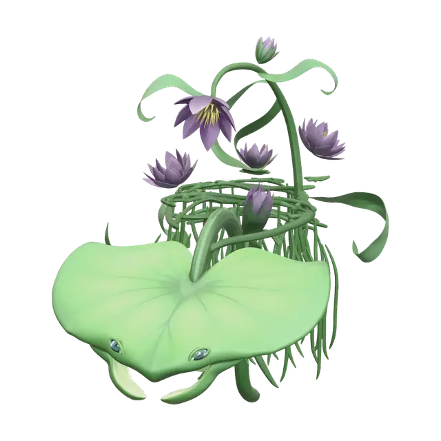 3D model for Fantasy Waterlily