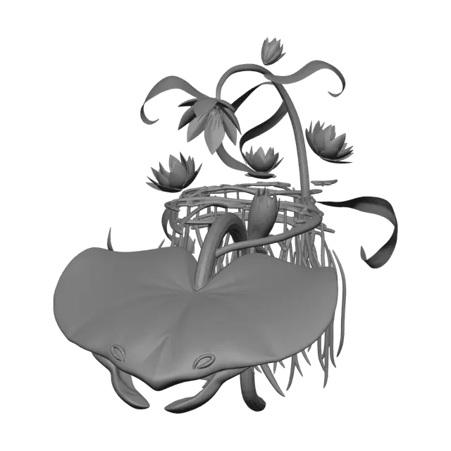 3D model for Fantasy Waterlily