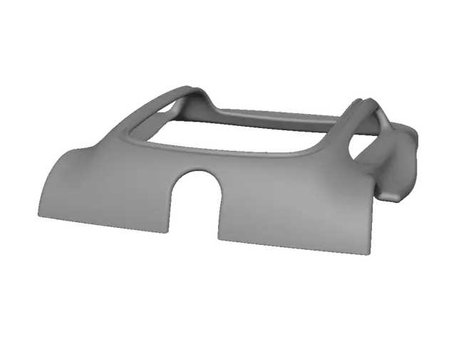 3D model for Car Head Unit Bezel