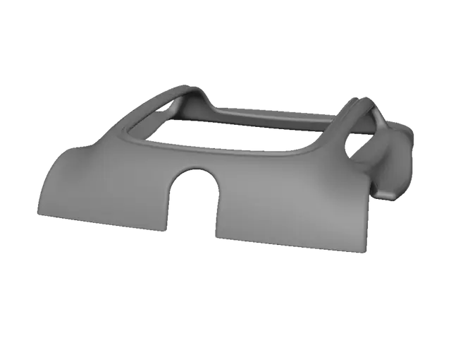 3D model for Car Head Unit Bezel
