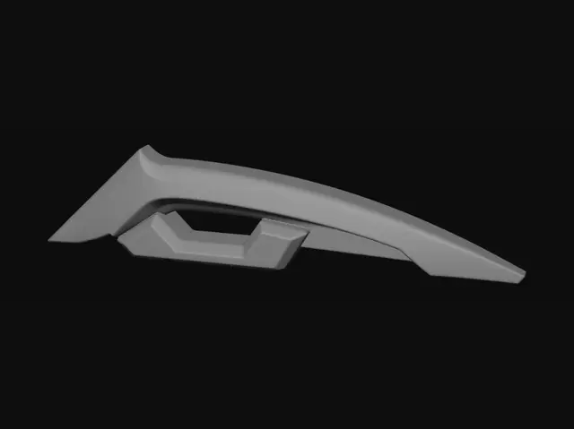 3D model for Carbon Fiber Aero Wing
