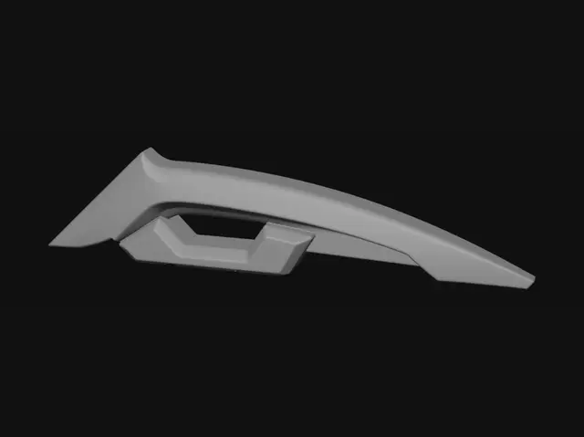 3D model for Carbon Fiber Aero Wing