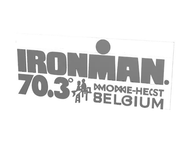 3D model for Ironman 70.3 Belgium Logo