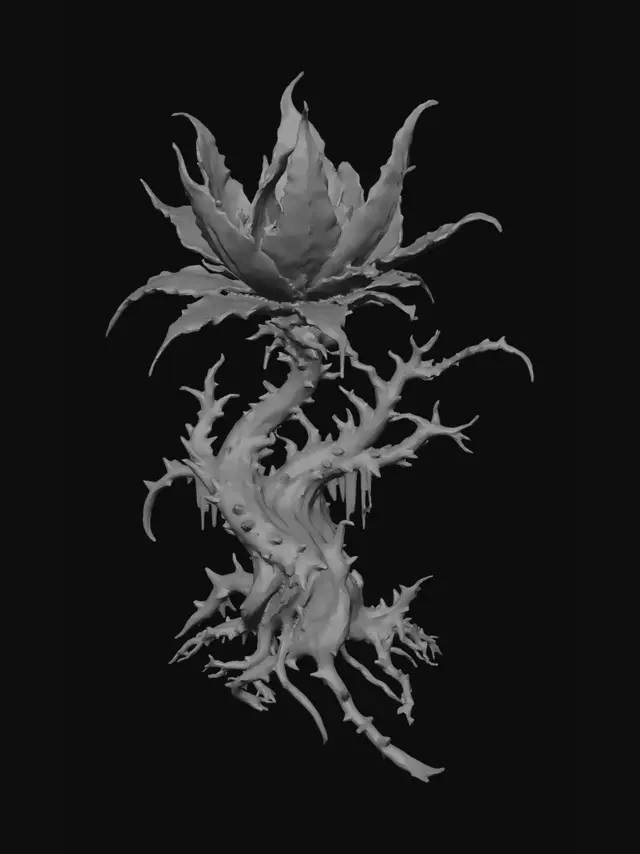 3D model for Ethereal Blossom